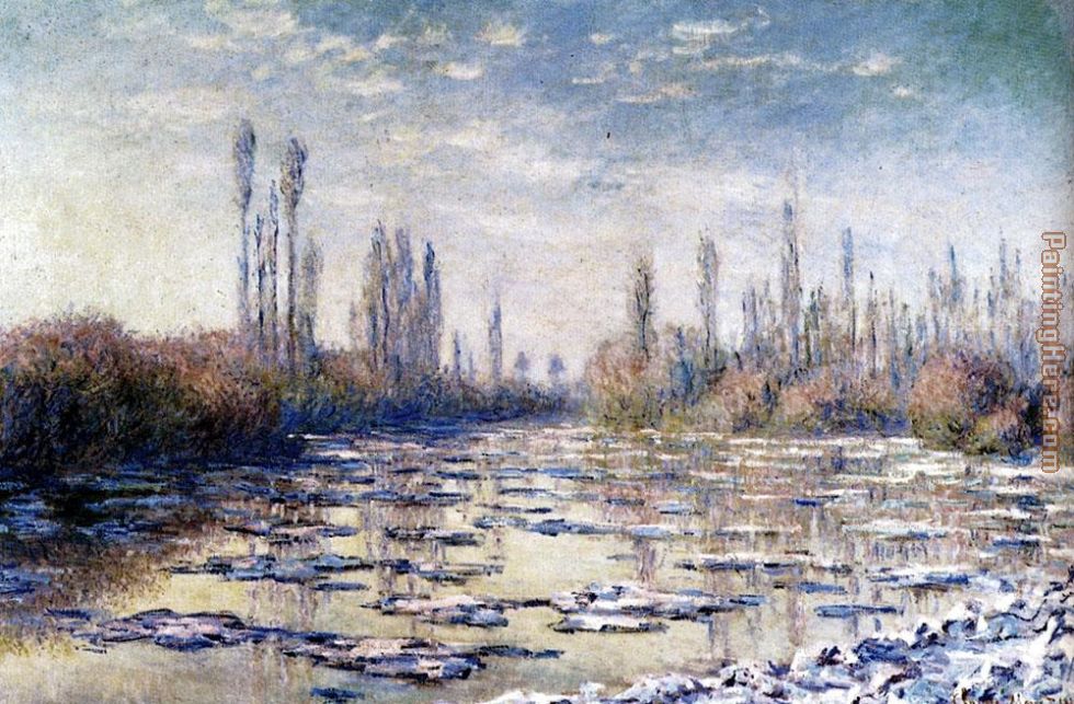 Floating Ice Near Vetheuil